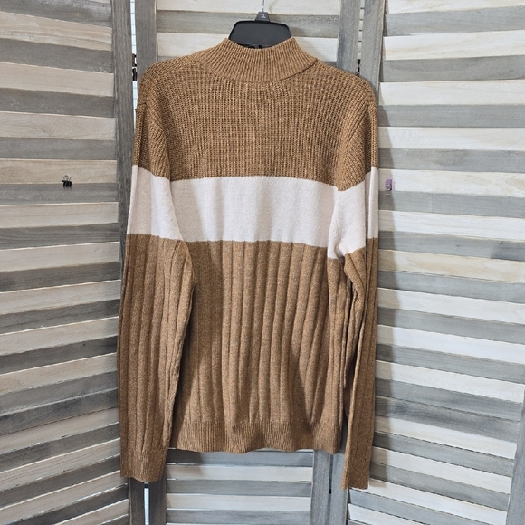 Mens Mock Neck Long Sleeve Pullover Sweater | Frye and Co. | X Large - Picture 6 of 11